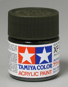 TAMIYA 壓克力系水性漆 23ml 橄欖褐色 XF-